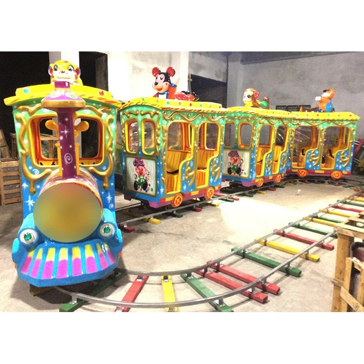 2026 Kiddie Amusement Kids Ride on Battery Train Set Track Train