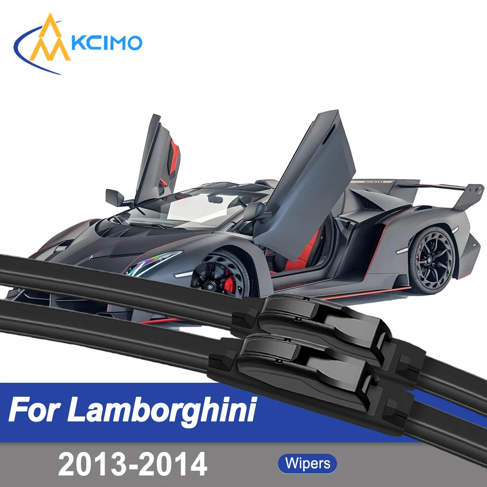 

Premium Rubber Durable Silent Windshield Wiper Blades 2pcs for Lamborghini Veneno 2013-2014