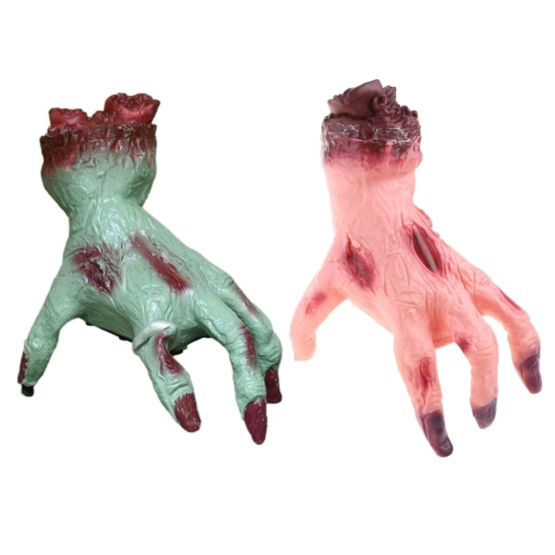 

Scary Moving Hand Prank Props Running Hand Haunted House Horror Decor Drop shipping