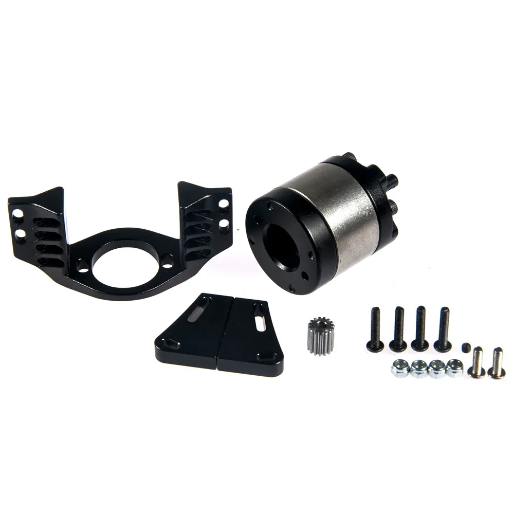 MIBIDAO Transmission Case Aluminum Center 1:5 Planetary Gearbox For 1/10 RC Crawler D90 Upgrade Parts