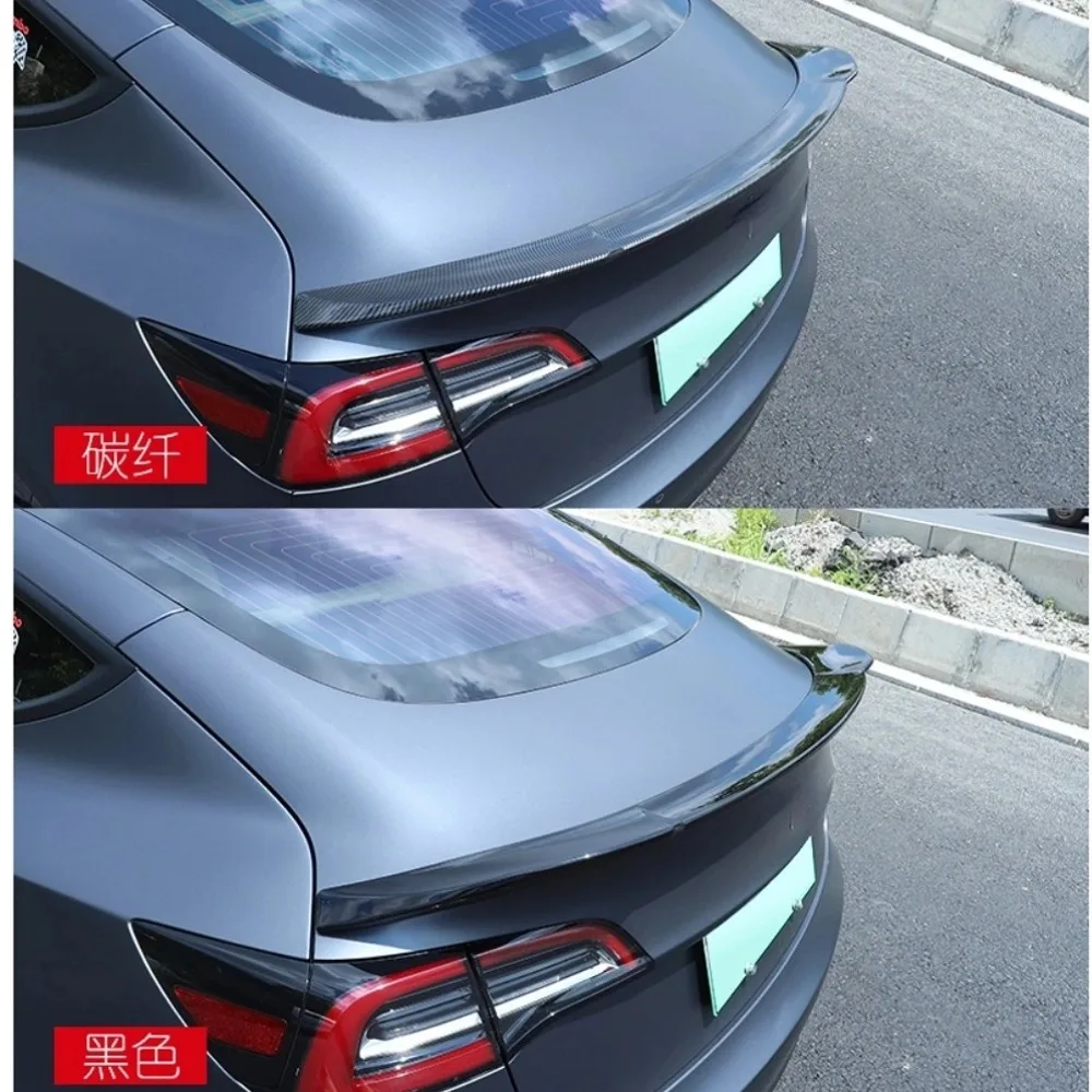 For Tesla Model 3 Y 2016-2023 Rear Trunk Spoiler Wing Tail Original Factory High-performance Styling Air Dam Tuning Accessories