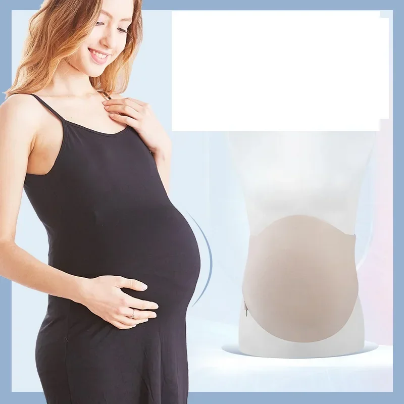 S M L Memory Cotton Pregnant Woman Prop Light Fake Belly Prop Fake Pregnancy Fake Belly Big Breathable Brace Bag