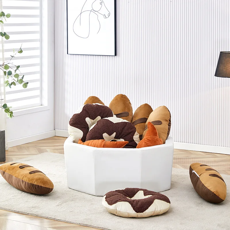 Real bread lazy sofa backrest full body lying cushion children's rag doll lazy sofa