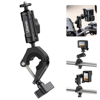 Ulanzi CM025 Bike/Motorcycle Handlebar Mount 360° Rotating Action Camera for GoPro Adapter for GoPro Hero 13 12 11 for Insta360