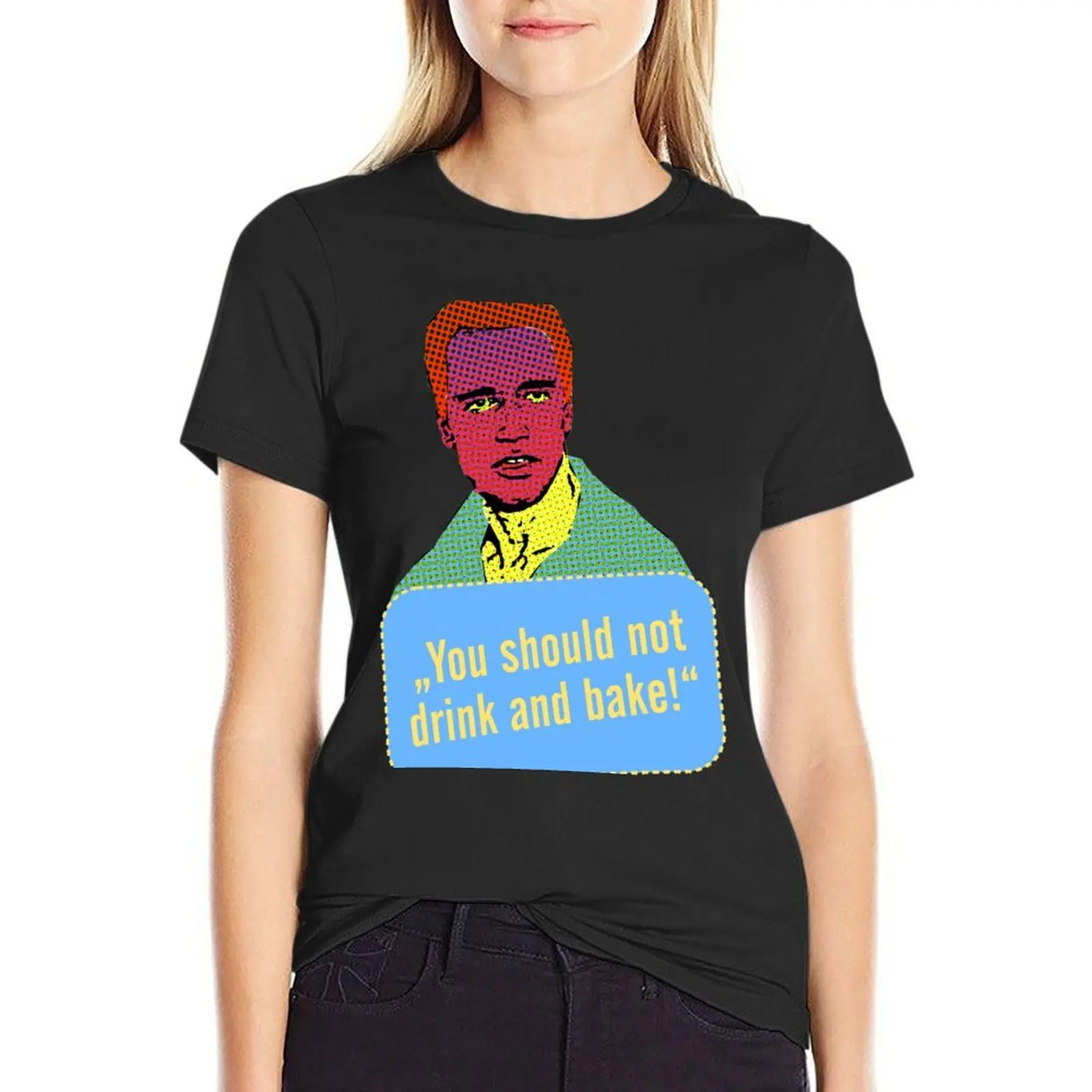 Raw Deal pop art portrait, cool action film 80s T-Shirt summer clothes vintage tops Women