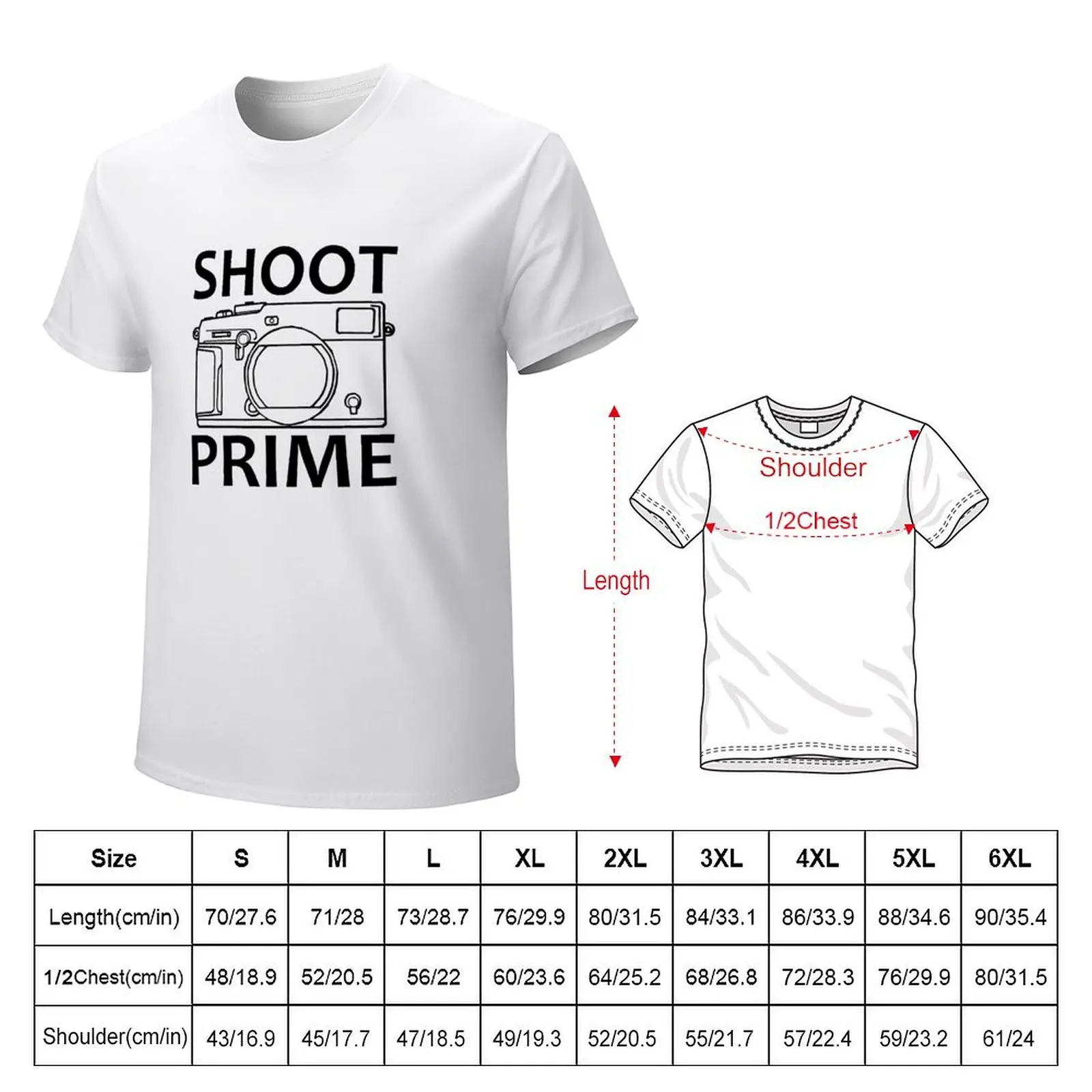 Shoot prime featuring Fujiflim XPro3 T-shirt graphics blacks cute tops customizeds black t-shirts for men