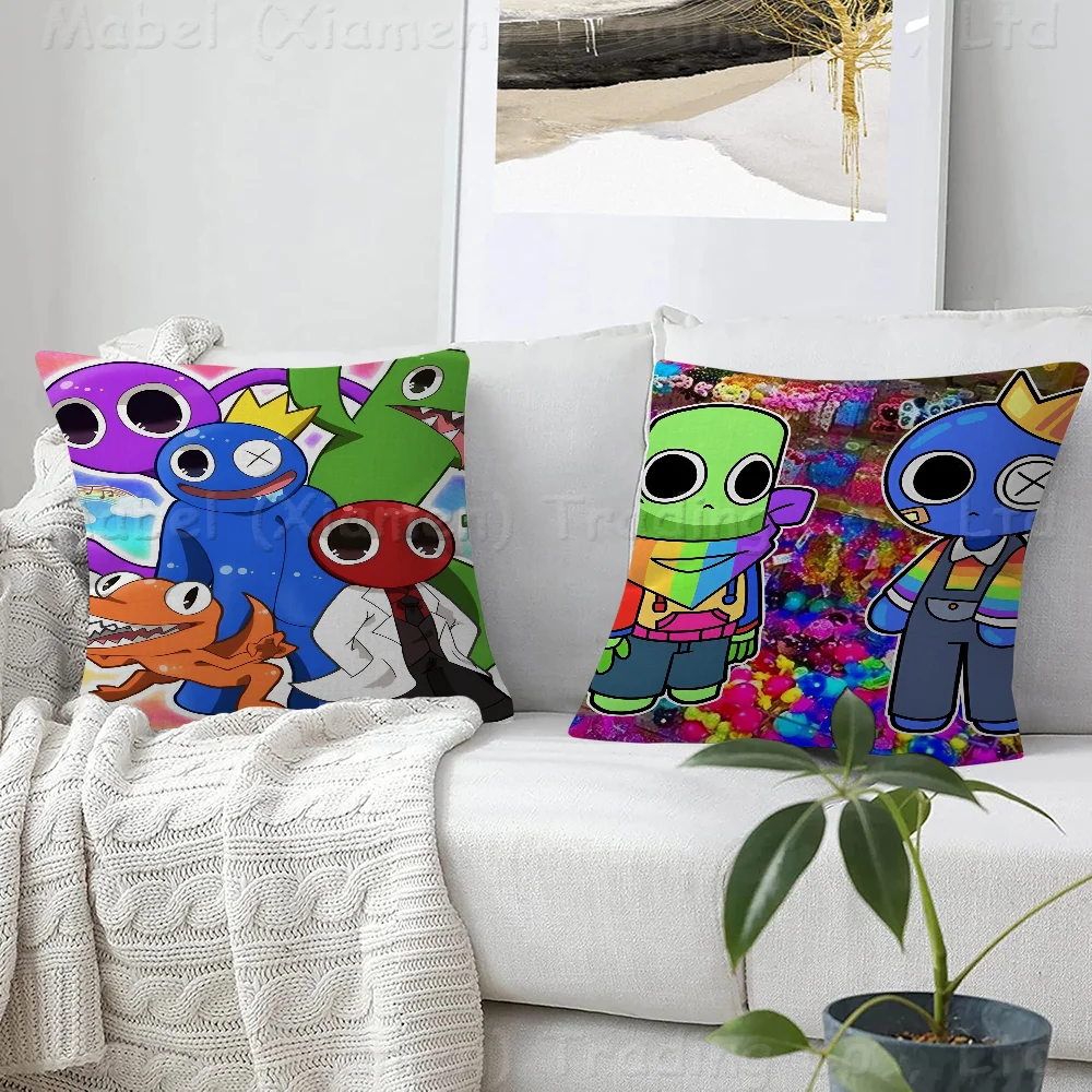 

Rainbow Friends Toy 45*45cm Cushion Cover Pillow Cover Decor Pillowcase Home Pillowcase For Couch Pillow