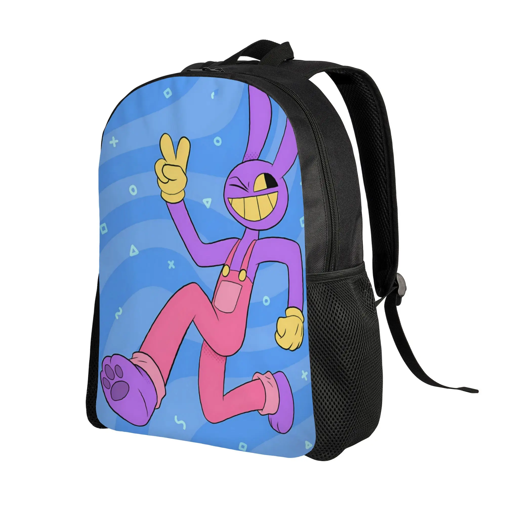 Jax Cartoon Digitals Circus Thermal Backpack  Funny Backpacks Unisex Trekking Breathable High School Bags Colorful Rucksack