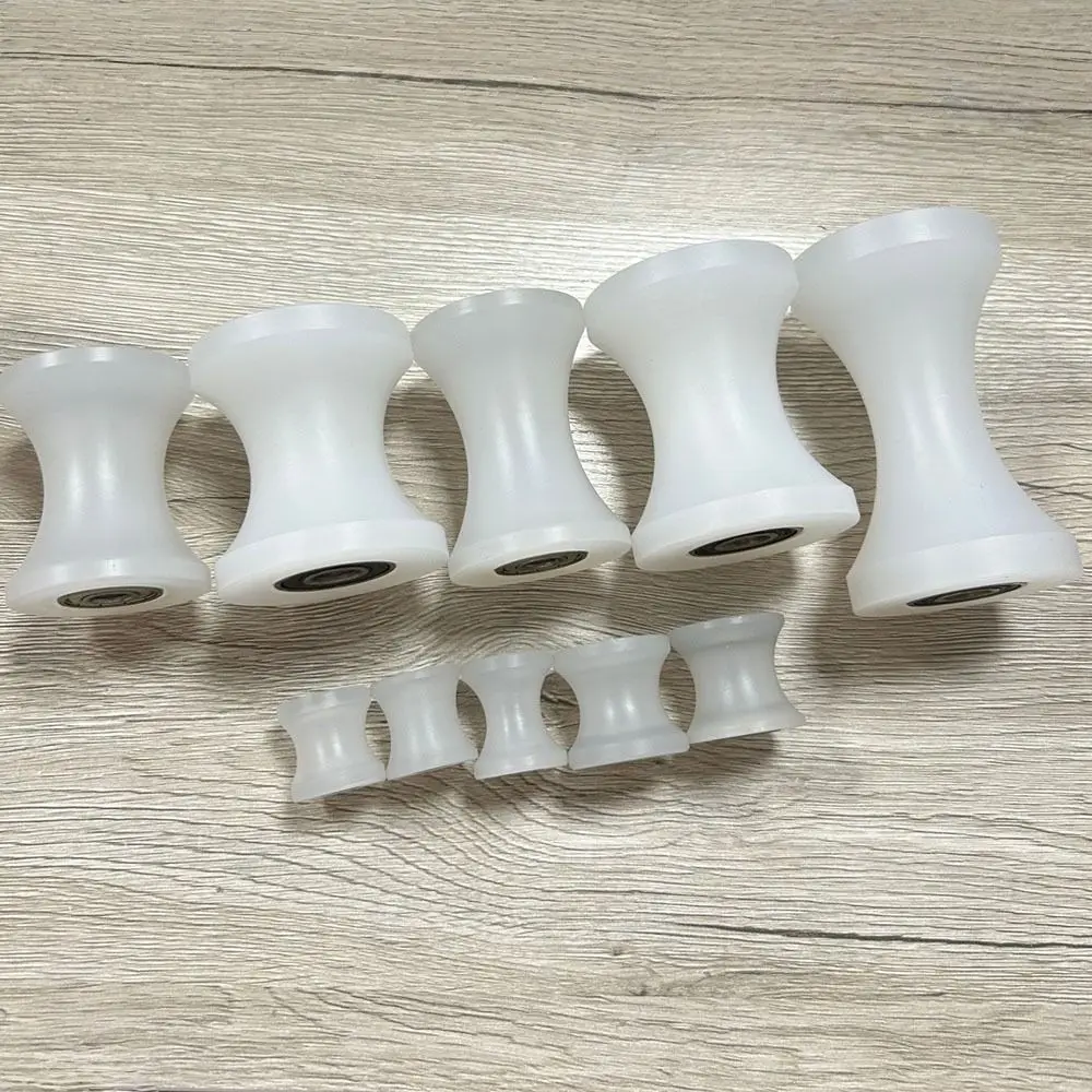 1Pcs Nylon U-Groove Bearing Roller Wear Resistant Low Friction Nylon Guide Roller U-Groove Plastic Window Track Roller