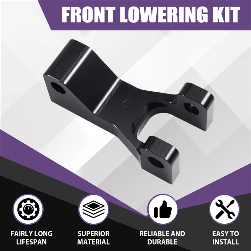 

For Kawasaki KFX 400 Suzuki LT Z400 ARCTIC CAT DVX 400 Motorcycle Front Lowering Block Bracket Kit