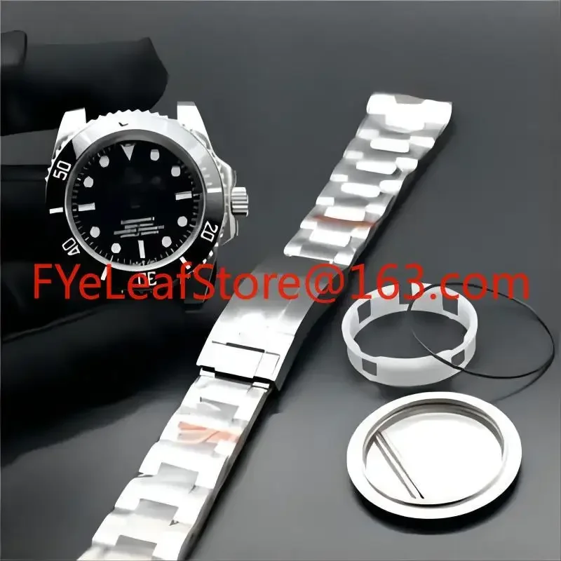 Hot salesNew generation assembly, watch mechanical case ceramic ring green case diving watch for 8215 2836 movement