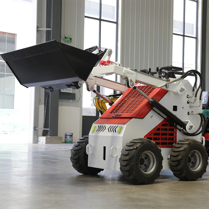 Op Maat Gemaakte Nieuwe Bouwmachines Skid Stuur Loader Boerderij En Tuin Gebruik Minicargador Hoge Efficiëntie Mini-Bevestiging