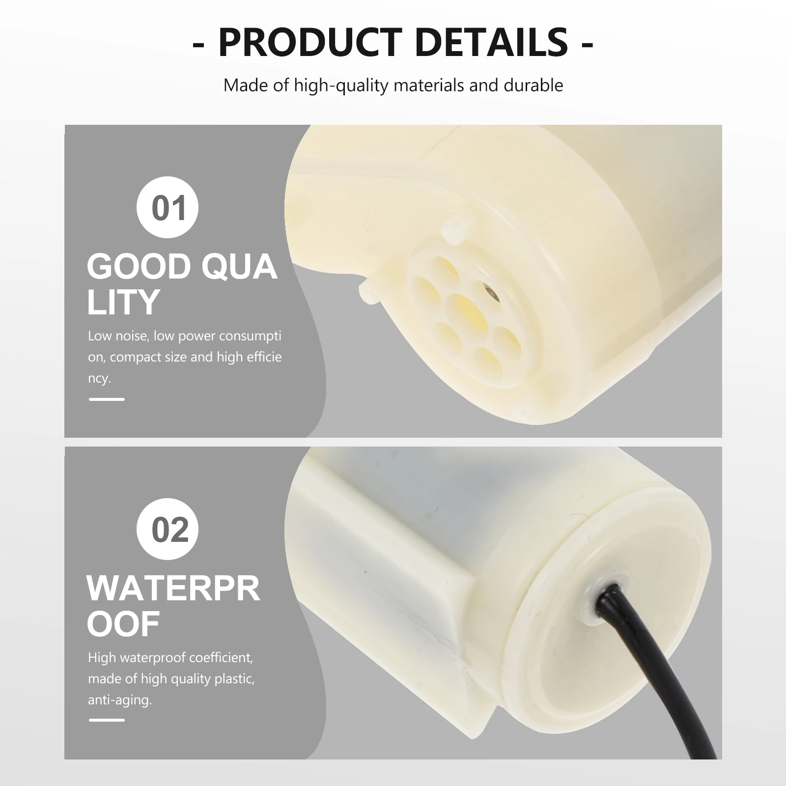 

2 Pcs Small Water Pump for Fountains Circulating DC Micro Circulation Pumps Bulk