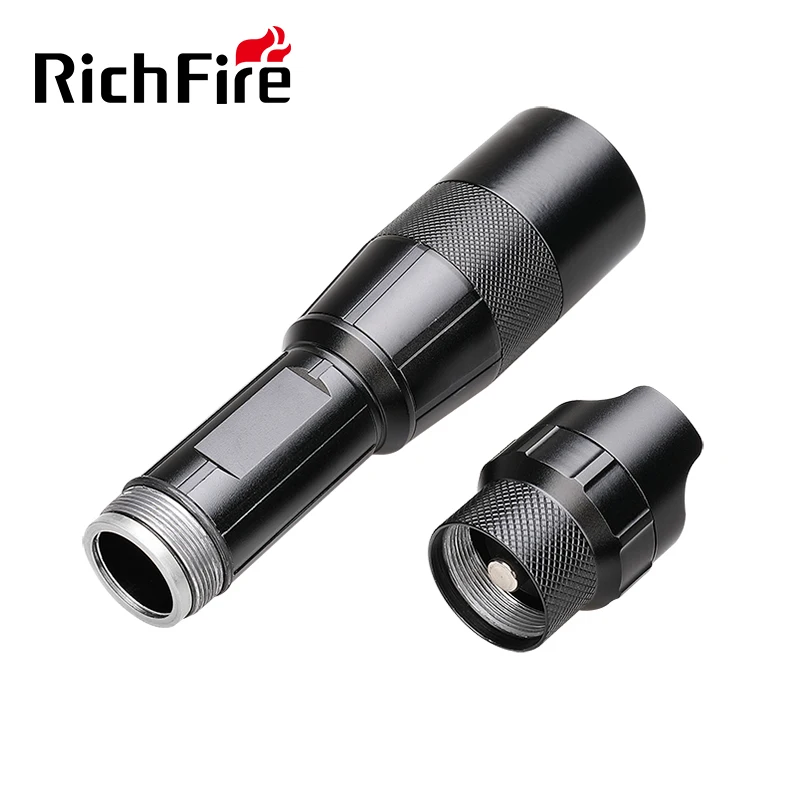 RichFire SFC-025 Dimmer Led Flashlight Laser 940 Ir Infared 850nm ZoomTorch by 18650 Battery for Hunting Camping Fishing