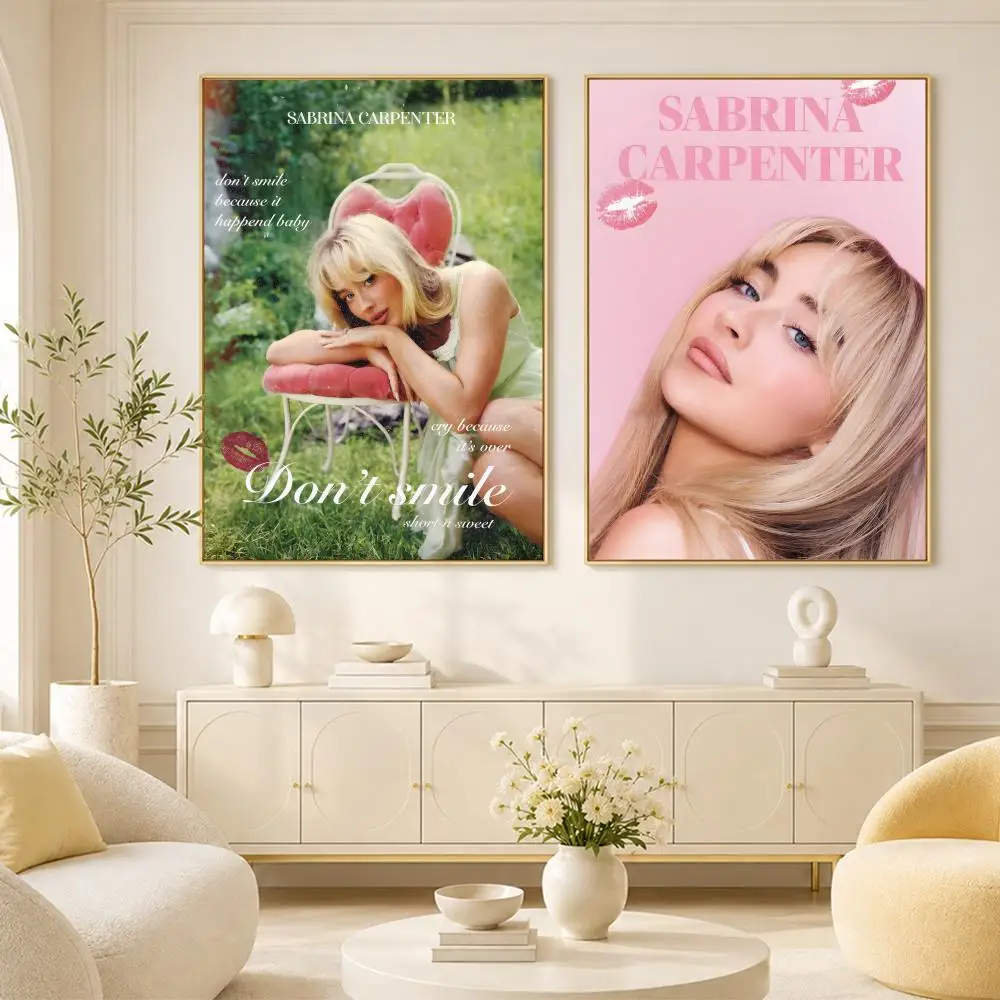 Sabrina Carpenter Poster Room Home Decoration Interior Wall Art Printing Garage Posters Gift