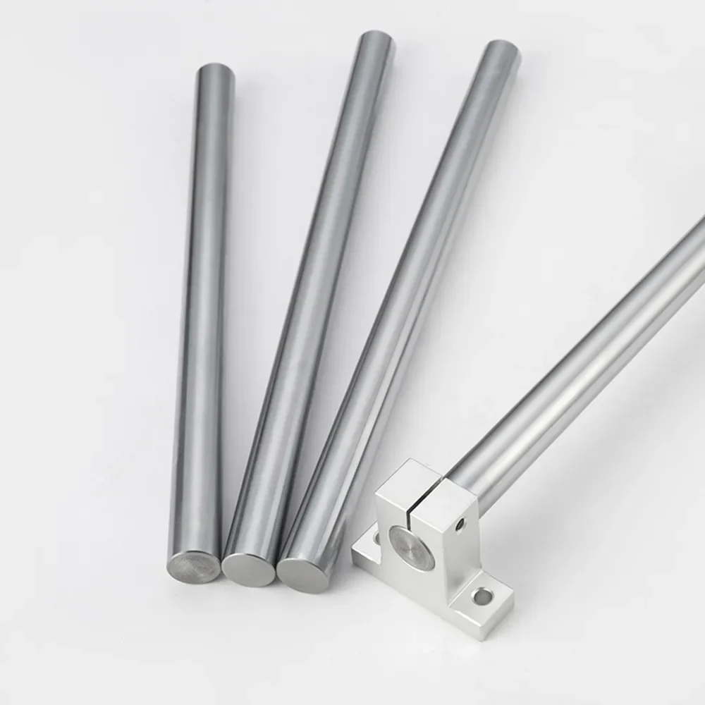 Smooth Rods 8mm 10mm Linear Shaft Rail 3D Printers Parts Chrome Plated Guide Slide Optical Axis 300 320 330 350 390 400 500 mm
