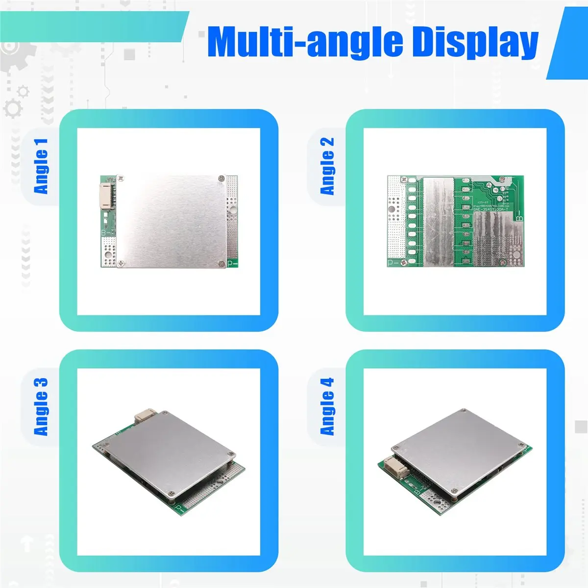4S 12V 50A LiFePO4 Lithium Battery Protection Board with Power Battery Balance/Enhance PCB Protection Board