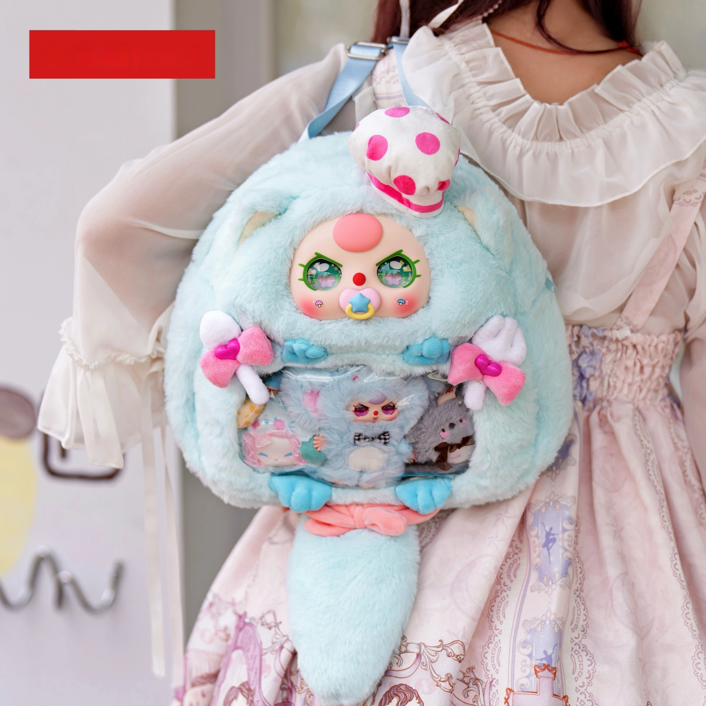 طفل ثلاثة الألم حزمة أفخم صندوق أعمى لطيف دمية على ظهره الاتجاه لعبة فتاة على ظهره المدرسية هدية عيد ميلاد هدية الكريسماس