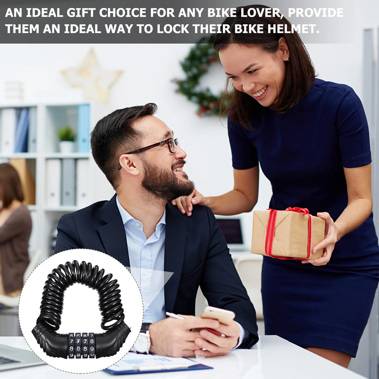 

Цифровой кодовый замок для велосипеда с защитой от кражи, компактный портативный тросовый замок для велосипедов, багажа, спортивного инвентаря и путешествий