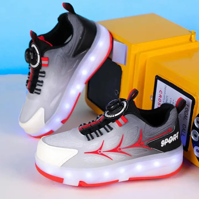 

НОВАЯ прогулочная обувь, четырехколесные автоматические роликовые коньки, выдвижные студенческие роликовые коньки, уличная детская прогулочная обувь