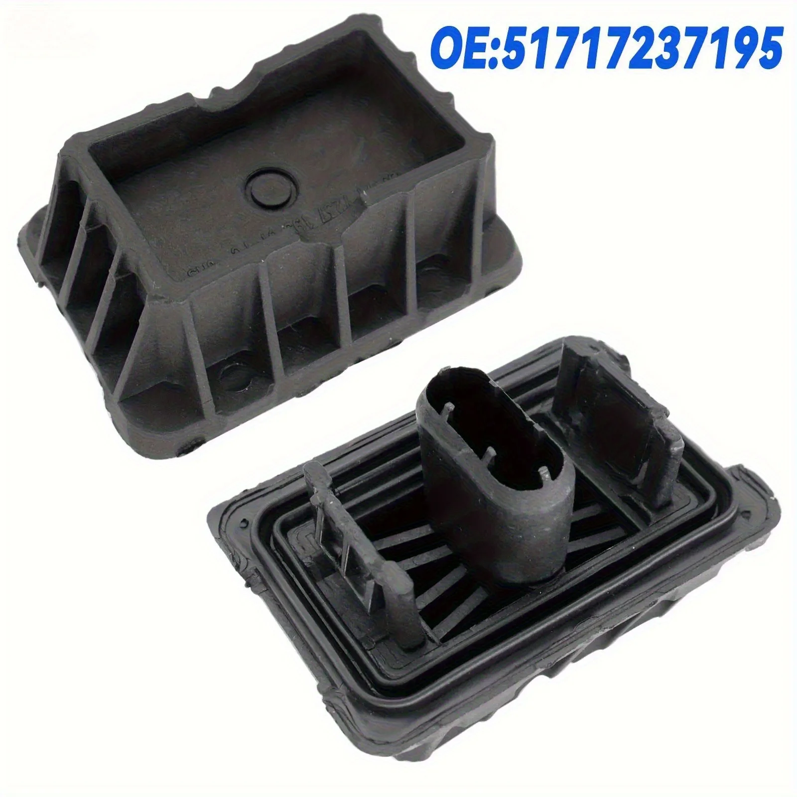 1pc Pad Lift Block Support Plug for BMW 1, 3, 5, 6, 7 Series And X1 E81/E82/E87/E90/E91/F10/F11/F07/F06/F13/E84 51717189259