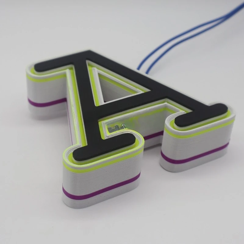 Automatic 3D LED Letter Printer 3D Acrylic Word Printer Color-Sign Letter Shell Printer 3D Channel Letter Machine view 4