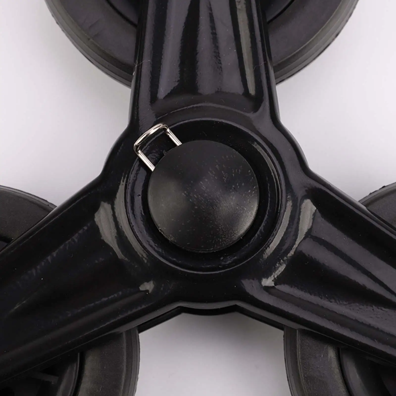 Ruedas de Repuesto de Plástico y Goma Negra para Carritos de Compras, Antideslizantes, de Triple Rueda, para Carga Pesada, Accesorio para Carritos Plegables