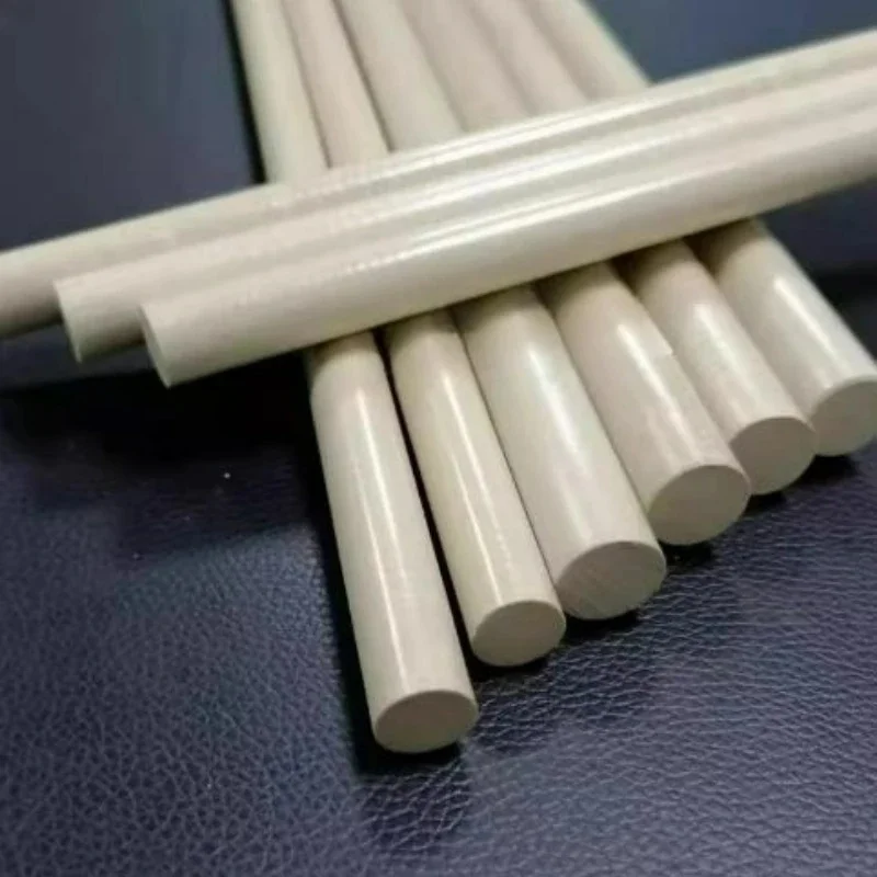 PPS Rod Polyphenylene Sulfide Round Bar Diameter 6-50mm High Hardness Heat Resistant For Automotive Electronics Semiconductor