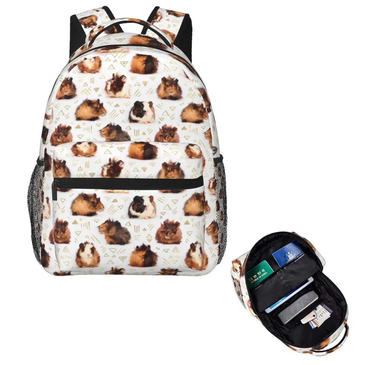 

The Essential Guinea Pig Backpack Hot Sale Daypack Large Capacity Children BookBag School Bag Shoulder Bags for Men Women
