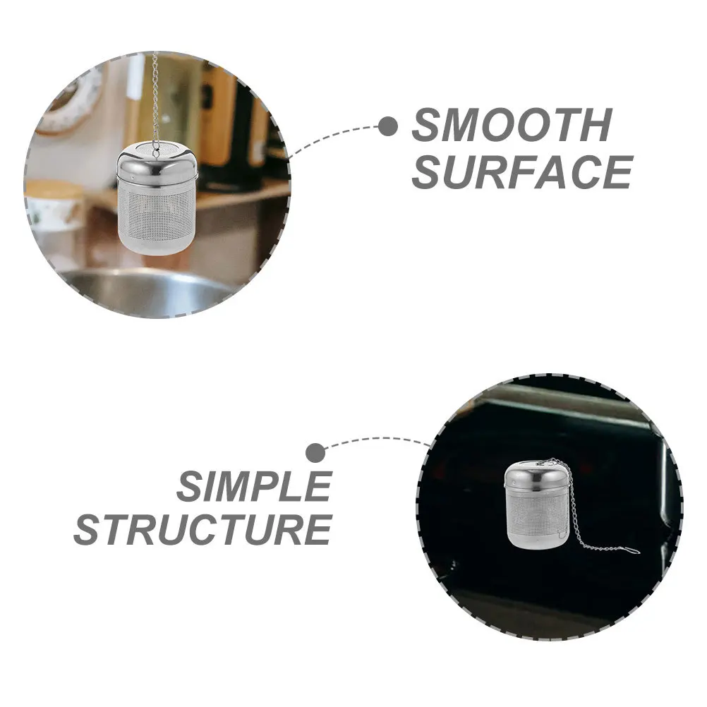 

2Pcs Stainless Steel Seasoning Strainer Kitchen Spice Filter Soup Seasoning Filter Reusable Tea Infuser Loose Leaf Holder