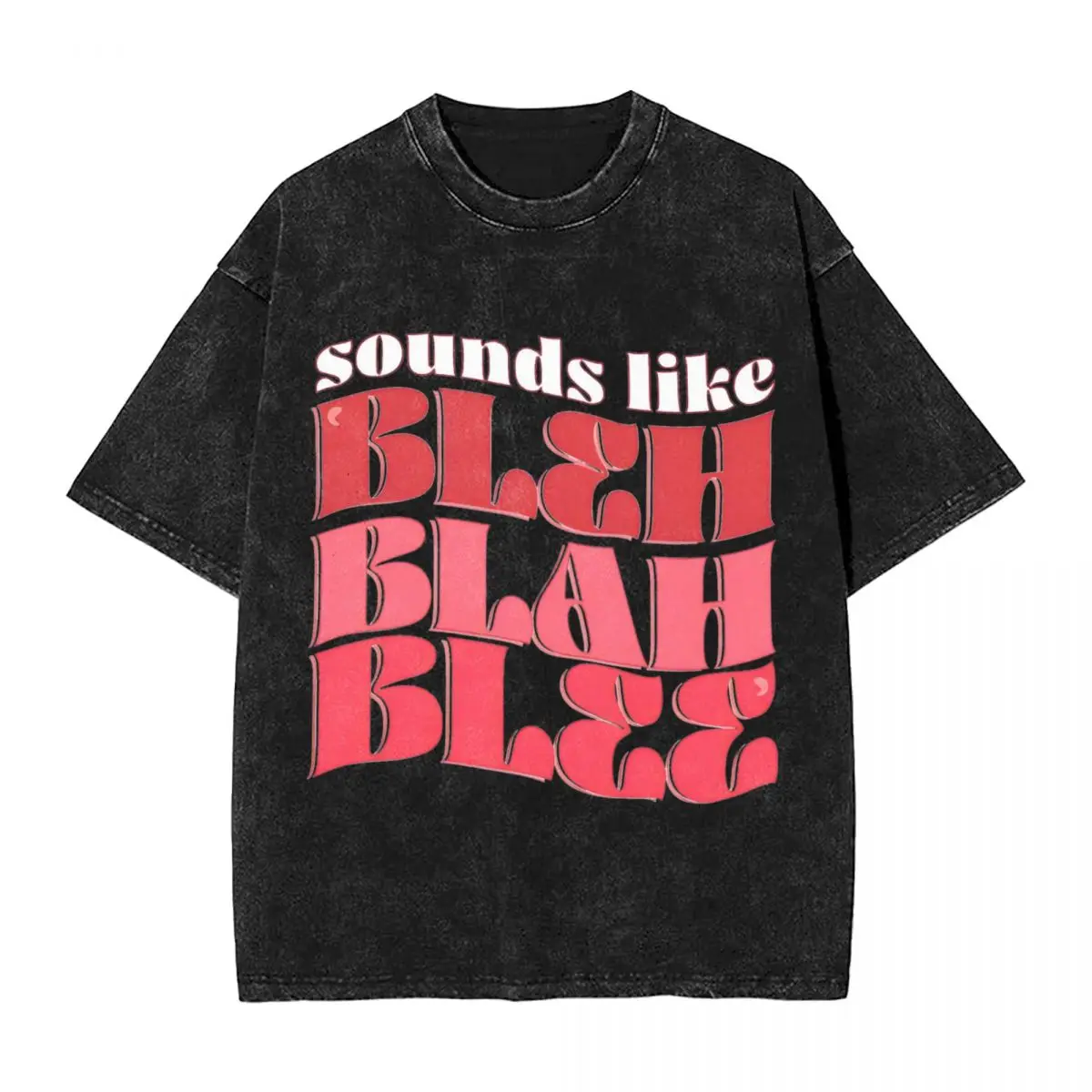 Sabrina Carpenter  Nonsense Bleh Blah Blee Washed T-ShirtMan Y2K Retro Cotton T-Shirt Summer Comfortable Tees Loose Oversize Top