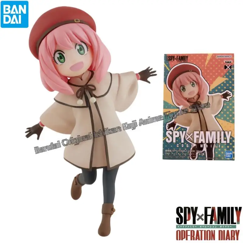 Bandai – Kit de Garage en boîte originale, modèle de famille d'espionnage Anya Forger Dxf, personnages d'anime, Statue originale, figurine d'action, en Stock