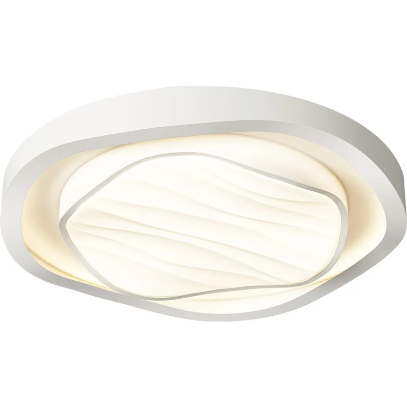 

Eye protection bedroom ceiling light, modern simple cream style master bedroom room lamp