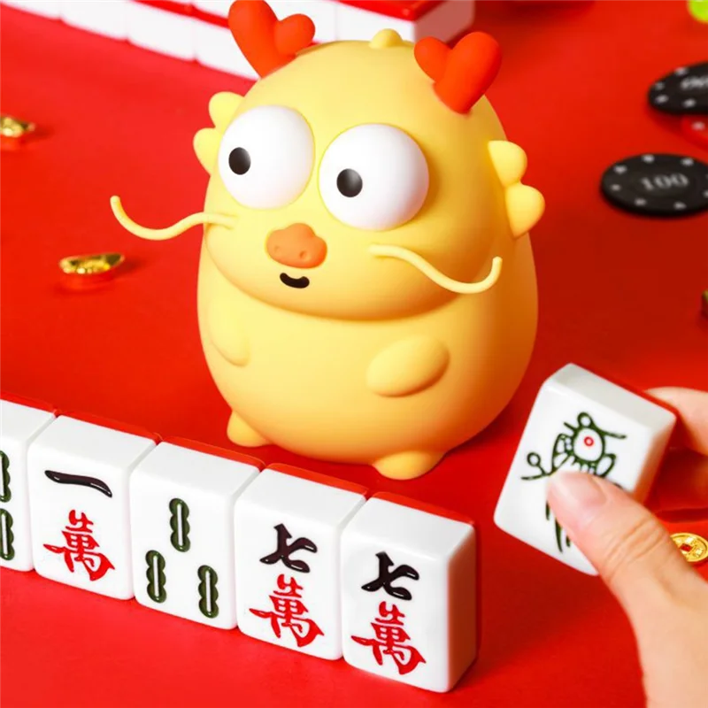 LICE-Long Bao Bao Dragon Year Ночник Перезаряжаемый Прикроватный светильник с регулируемой яркостью для сна Pat Lamp