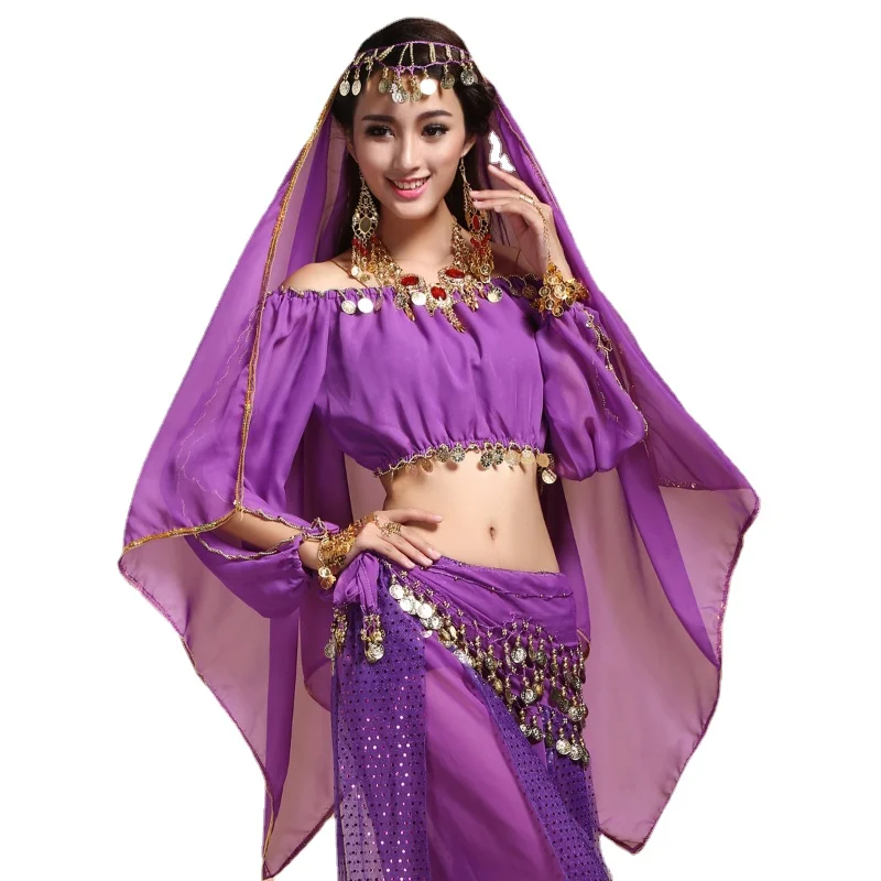 6 Colors Belly Performance Oriental Belly Dancing Clothes Bellydance Costume Stage & Dance Wear for Women Bollywood Dancewear