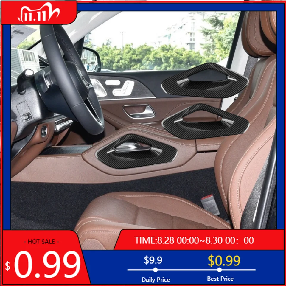 

Interior Stickers For Mercedes-Benz W167 GLE & X167 GLS 2020–2025 Central Console Armrest Decorative Bright Trim Strip Interior