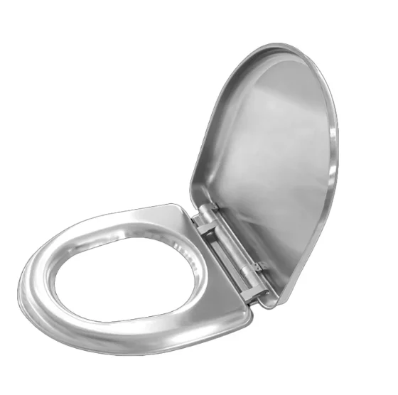 Automatic stainless steel toilet seat manual button toilet seat