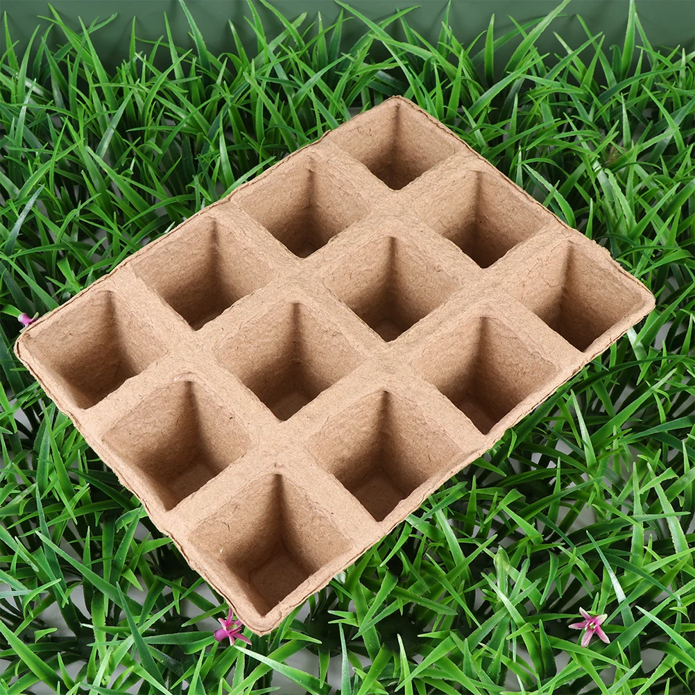 

18 Pcs Nursery Cup Paper Pot Starters Tray Pulp Large Eco-friendly Plant Cups Gardening