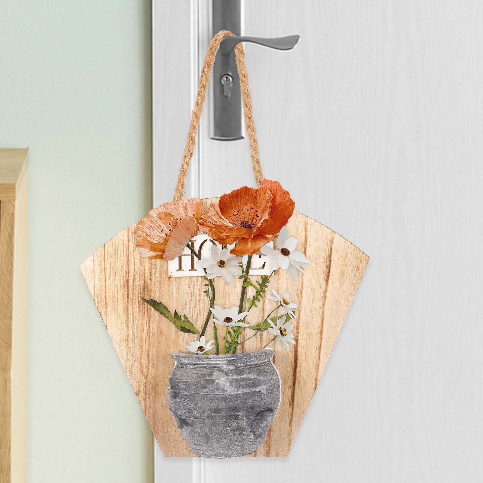 

Креативное настенное кашпо с керамическим цветочным декором для дома: экономия места, зелень для интерьера