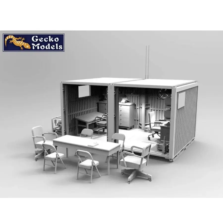 Gecko 35GM0119 1/35 Military Base Temporary Command Station （Vietnam War Era）Kit