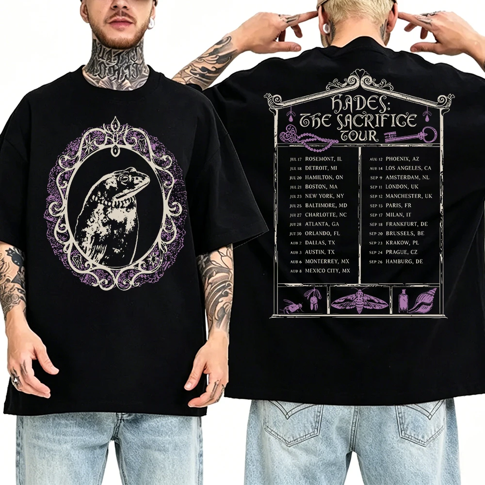 Melanie Martinez Hades The Sacrifice Tour T-shirt pour hommes et femmes, T-shirt à manches courtes Harajuku pour tournée musicale
