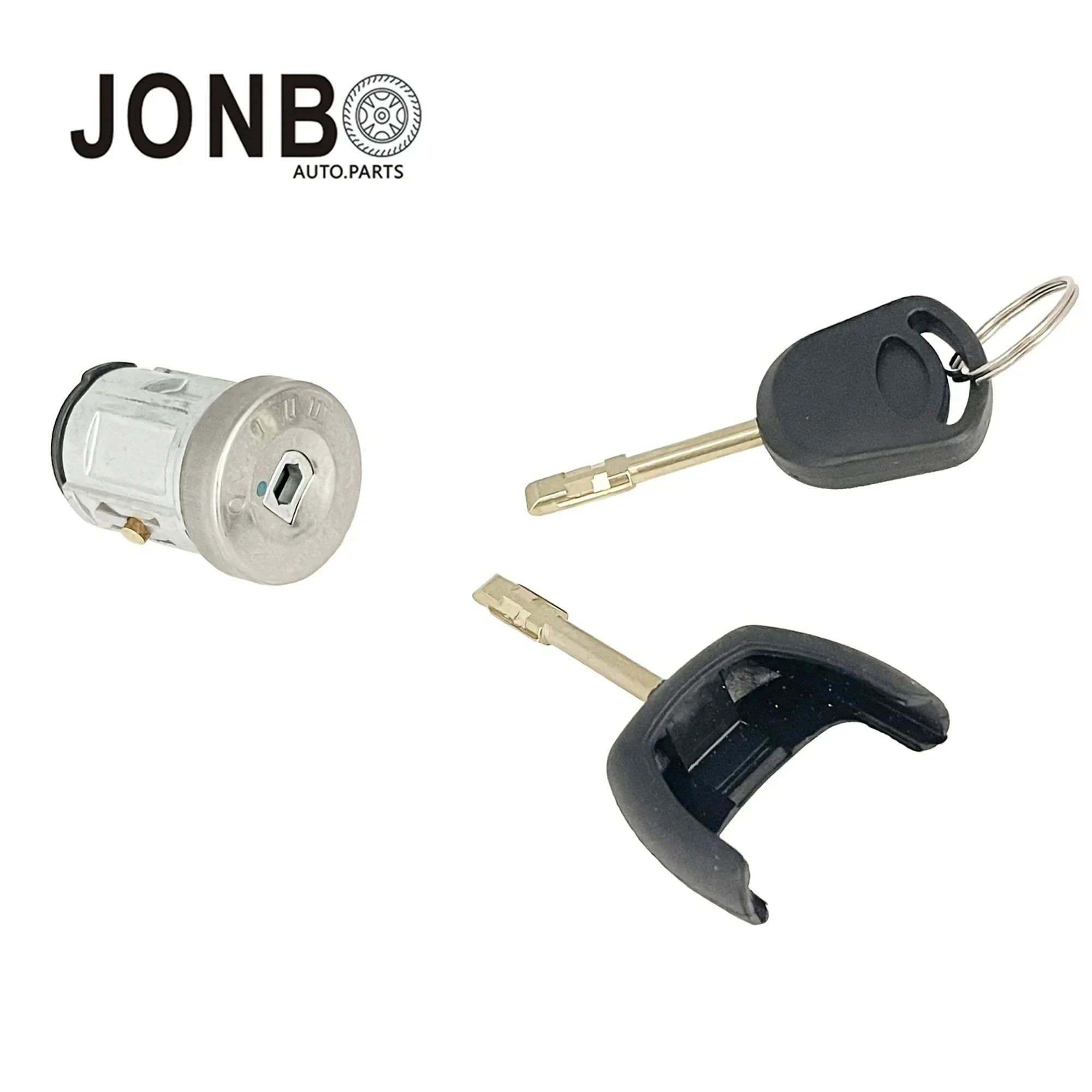 JONBO 4355452 2S61-A3697-AA Ignition Switch & Lock Barrel Cylinder Set + 2 Keys For Ford Transit MK7 06-ON