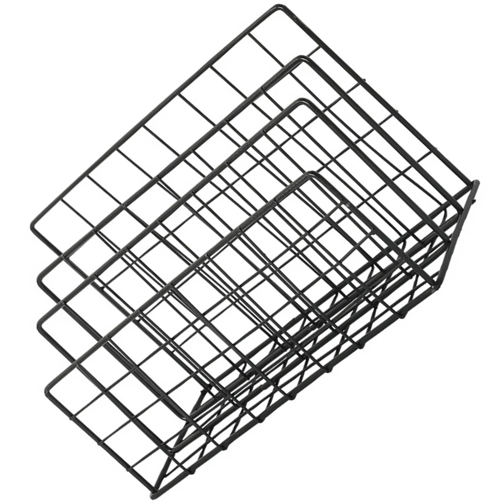 

Multipurpose 3 Compartment Mail Manager Iron Shelving Office Supplies Magazine ganizer Easy Clean
