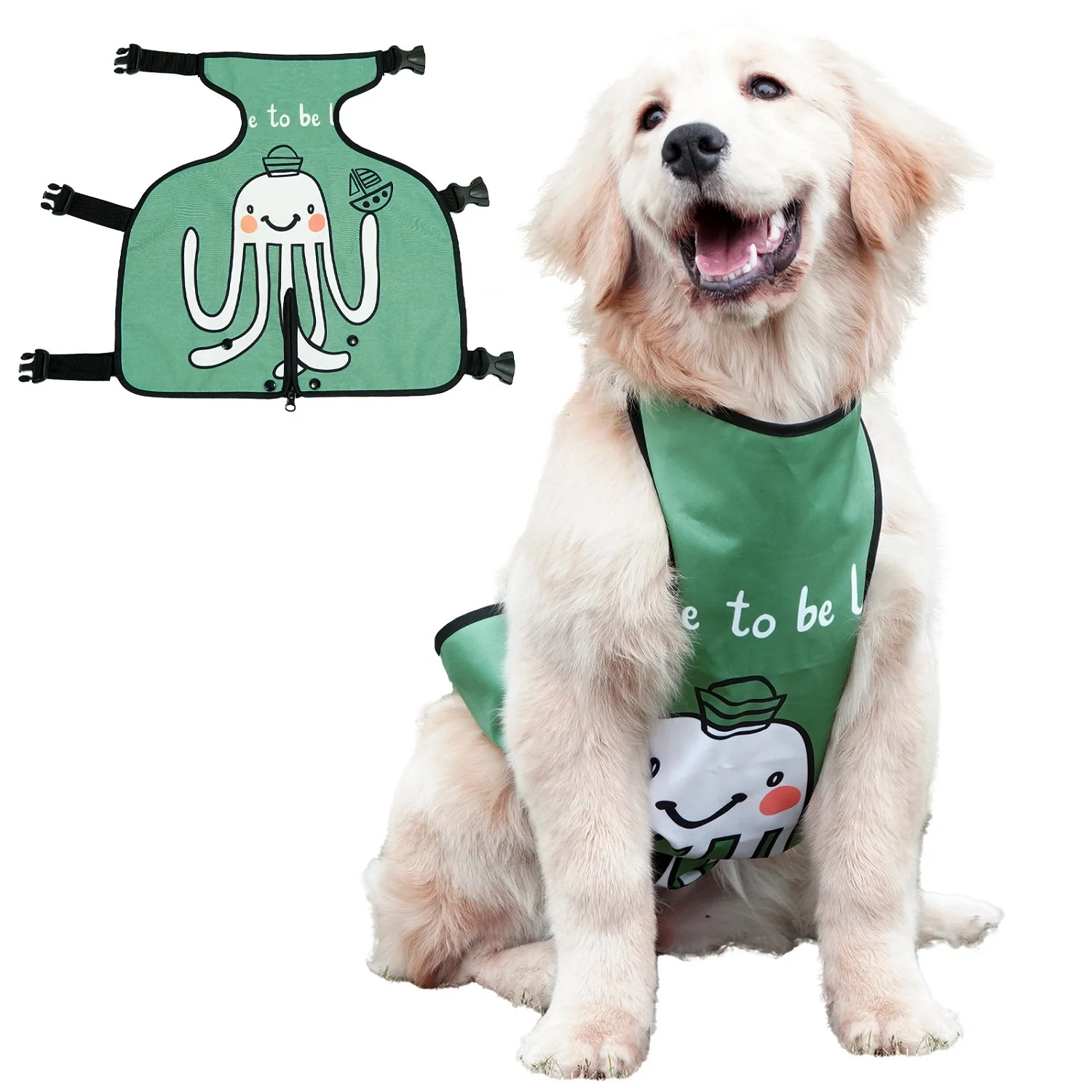 Pet Anti-Dirt and Waterproof Belly Band, Large Belly Protection Clothing, Dog Clothes