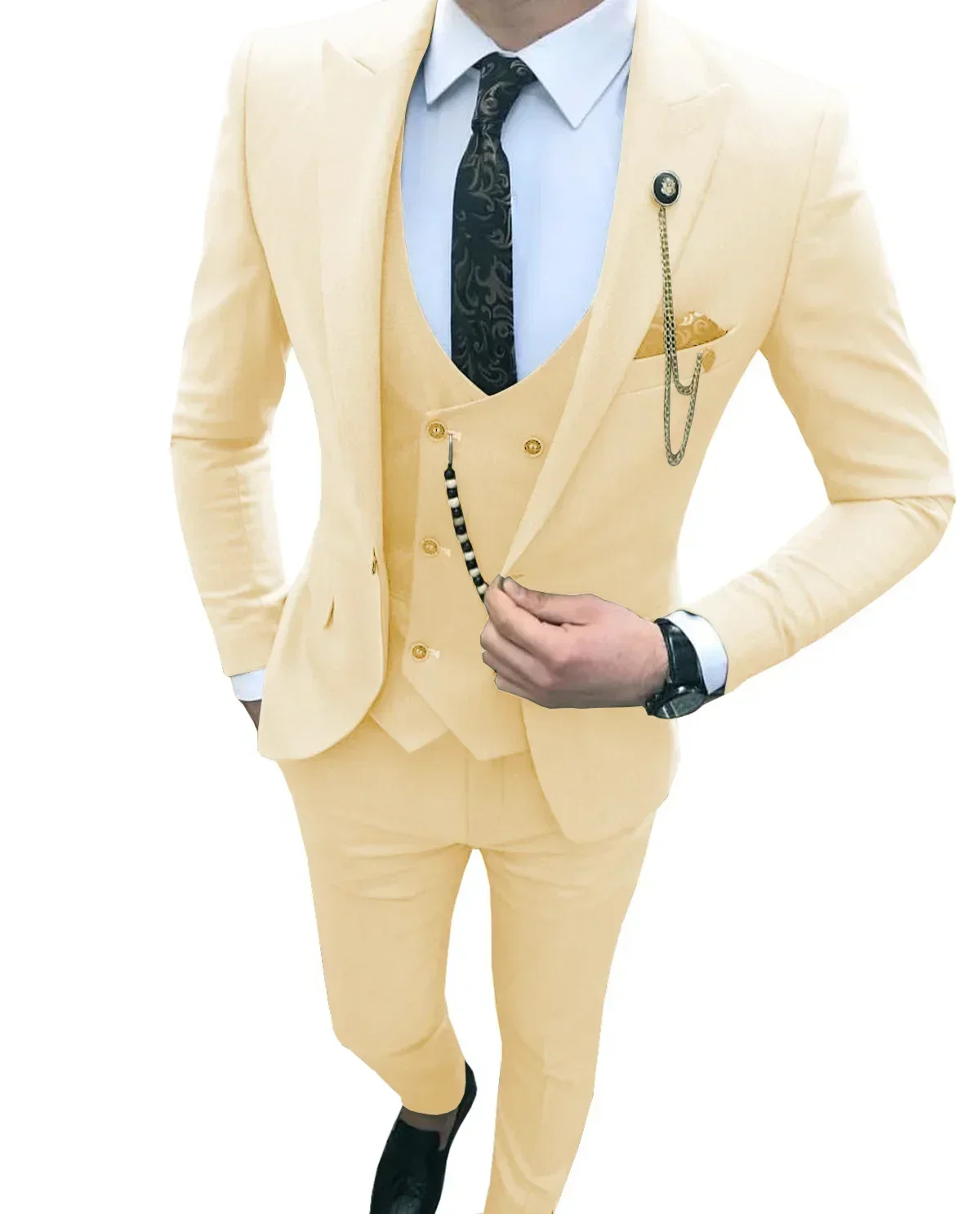 

H503 Formal occasion suit groom groomsmen group dress