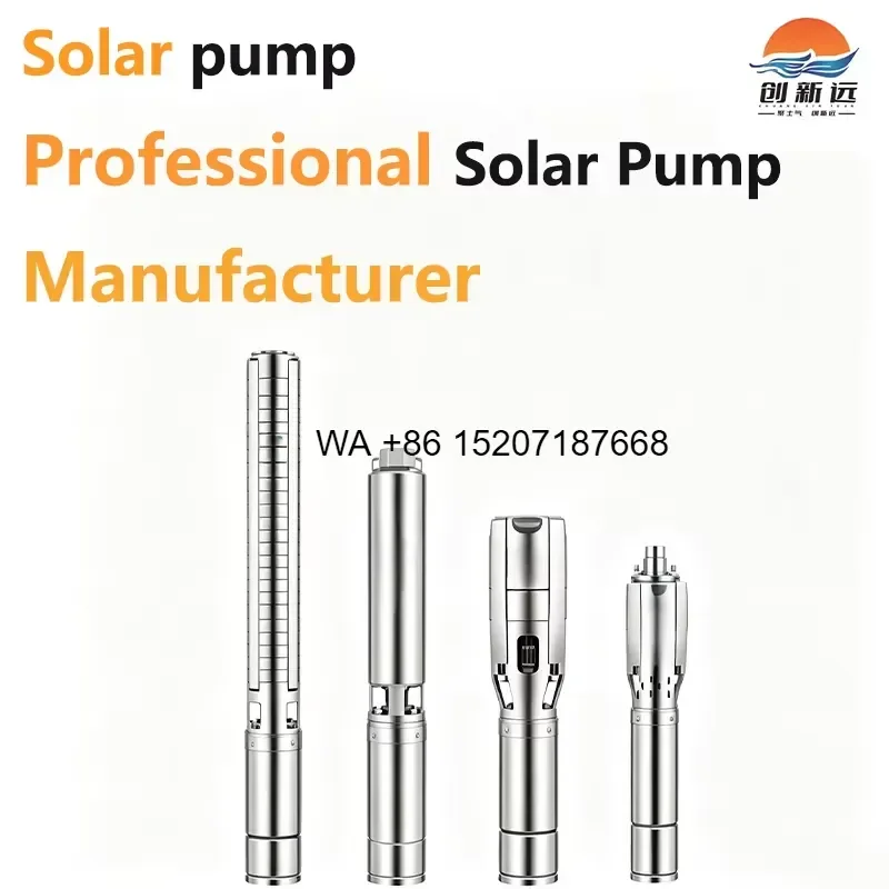 Wmwmnu for 380V 10-200m/h Stainless Steel 304 Solar Deep Well Borehole Submersible Water Pump DC Brushless Motor Fully