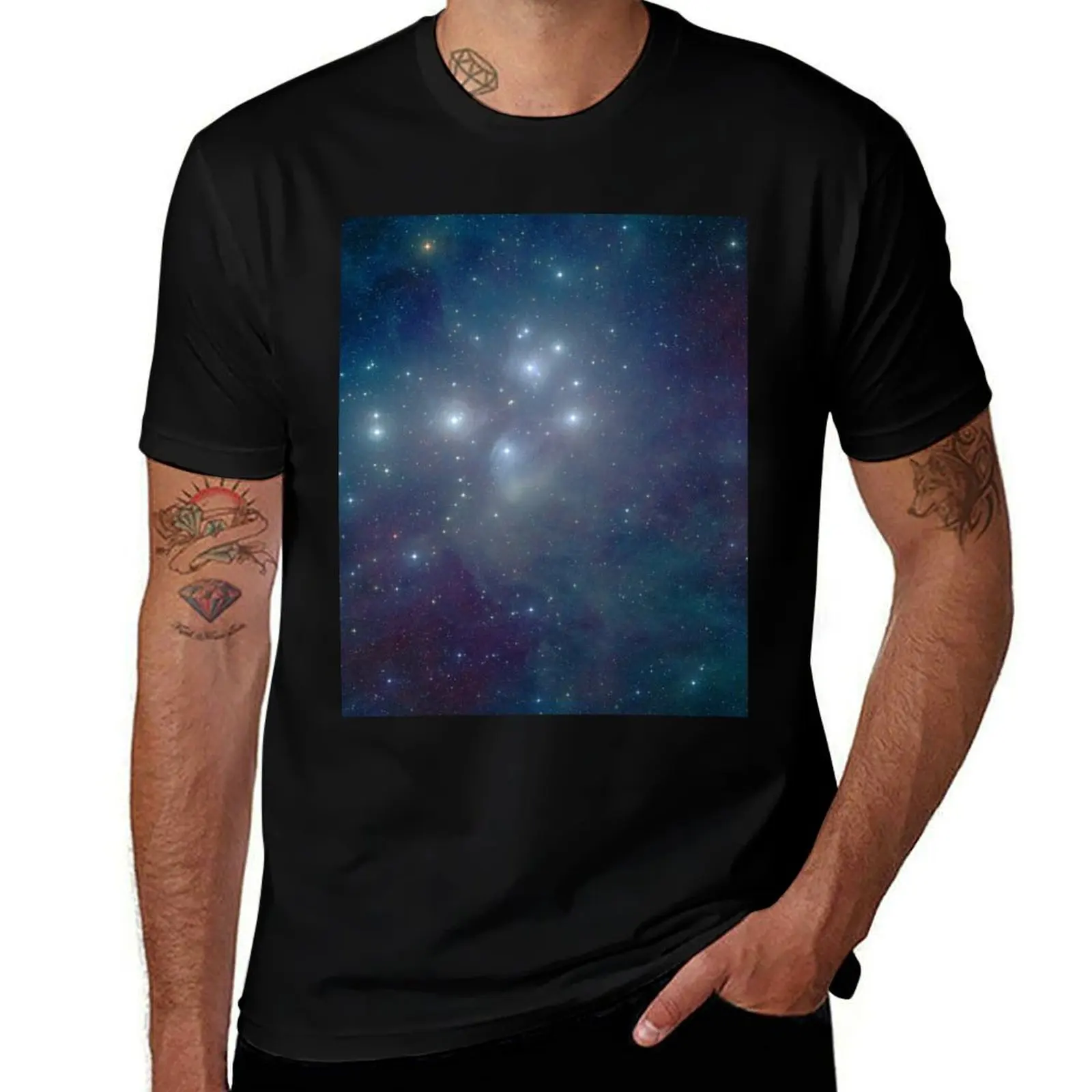 

Taurus cluster shirt of Star constellation man t Pleiades T-Shirt (M45) t in the designer shirt summer man