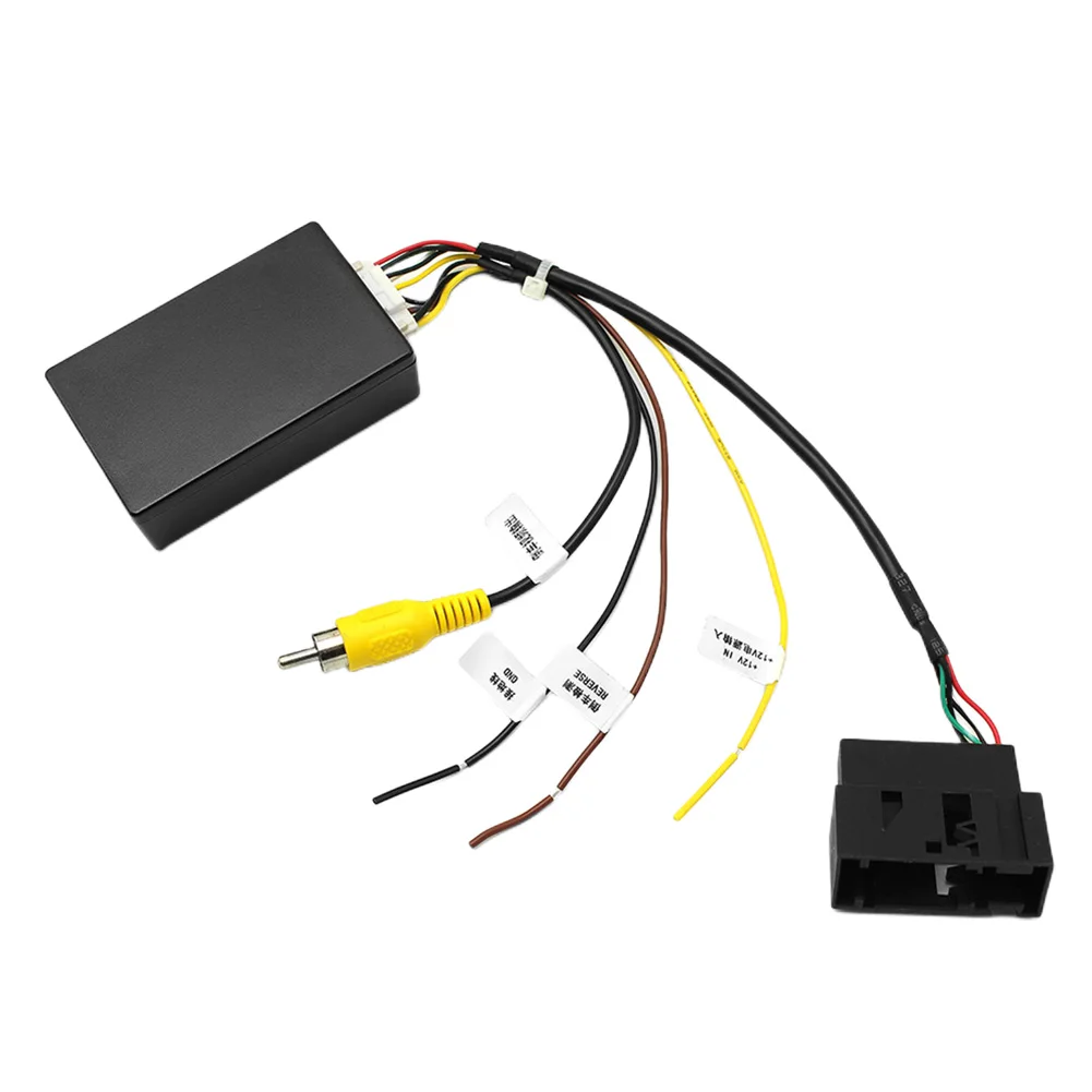 12V Rearview Camera Adapter RGB To AV Reverse Camera Interface Reversing Camera Signal Converter for VW RCD510 RNS510 RNS315