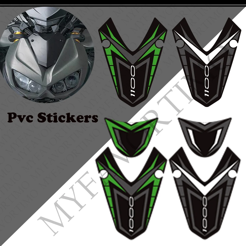 Motorcycle For Z1100 Z1000 Z 1100 1000 SE Tank Pad Knee Grip Gas Fuel Oil Protection Body Fender Front Fairing Stickers Decals