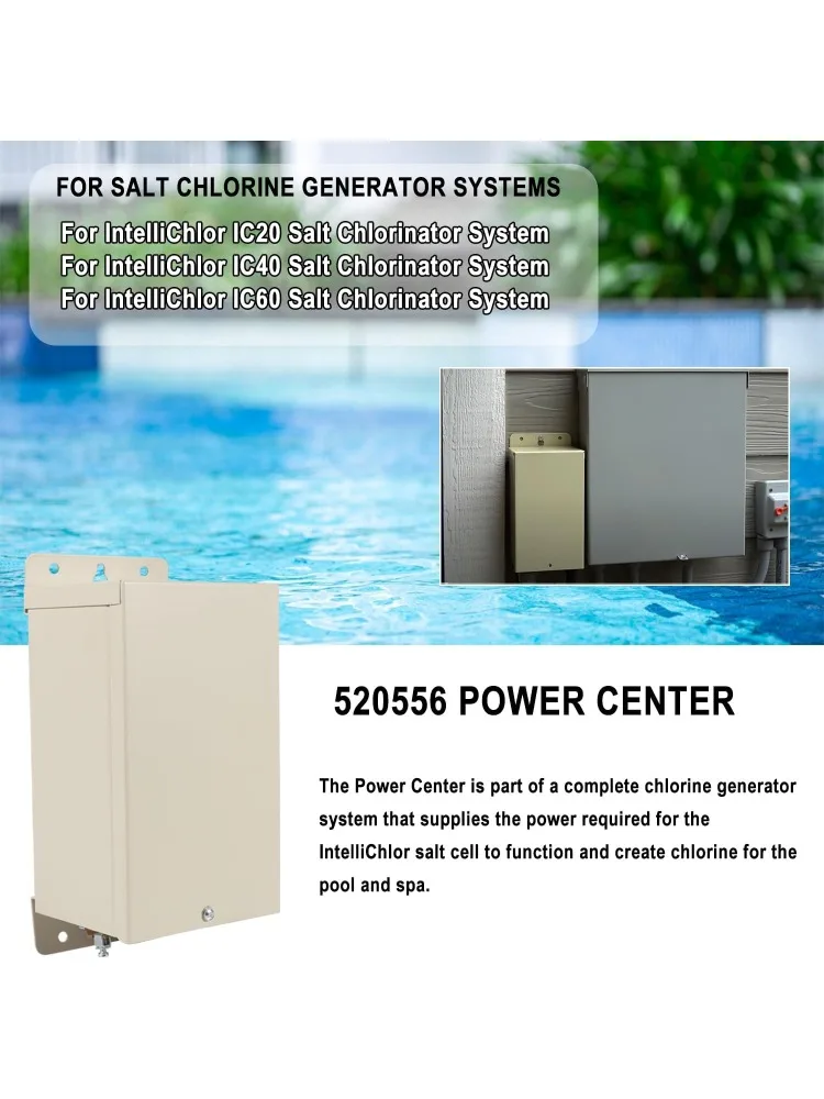 Kit de pièces de rechange Power Center, adapté à la mise en commun des modèles de système de contrôle automatique de piscine et de spa, LICHLOR, IC20, IC40, IC60, 520556